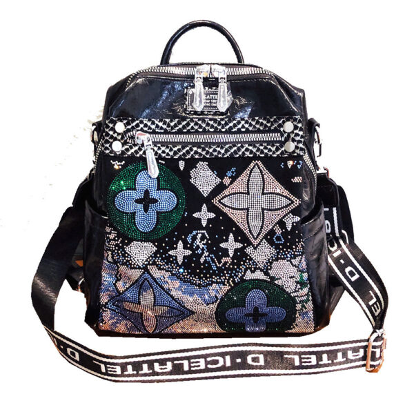 New Delicate Rhinestone Personality Butterfly Shoulder Bag - Image 2