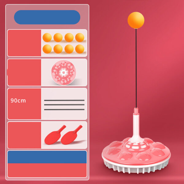Household Suction Cup Type Self Training Elastic Flexible Shaft Children Parent Child Ball Training Device - Image 6