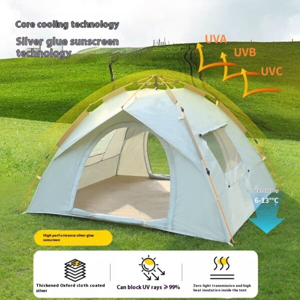 Outdoor Portable Folding Automatic Camping Tent - Image 2