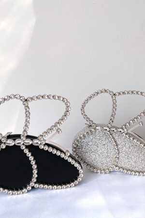 Butterfly Handbag Rhinestone Lady