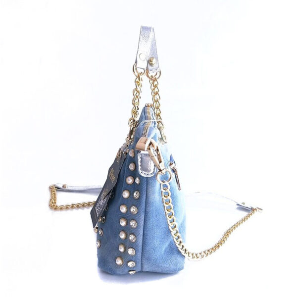 Cowgirl Diamond-studded One-shoulder Messenger Handbag - Image 3