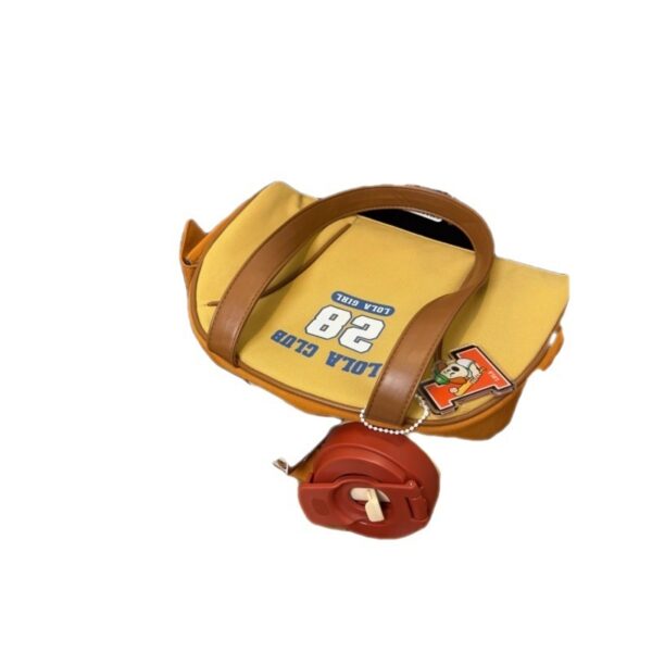 American Retro Three-dimensional Half Round Shoulder Bag - Image 2