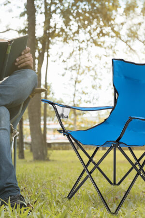 32 X19x31in Blue Camping Chair