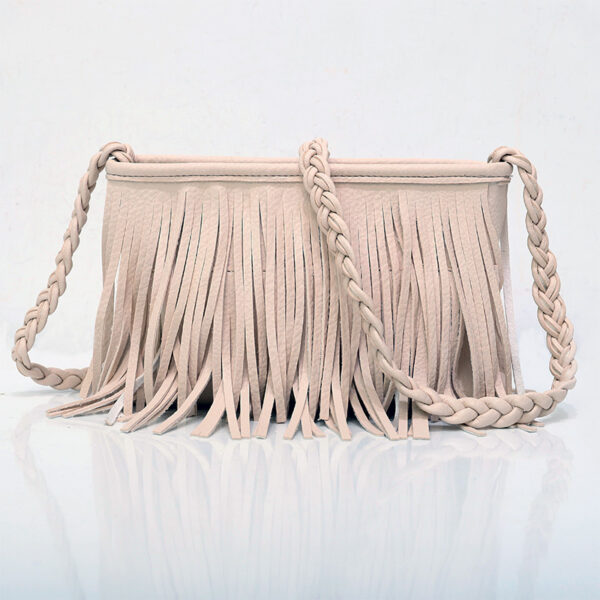 Hand-woven Tassel Bag Shoulder Crossbody Bag - Image 8