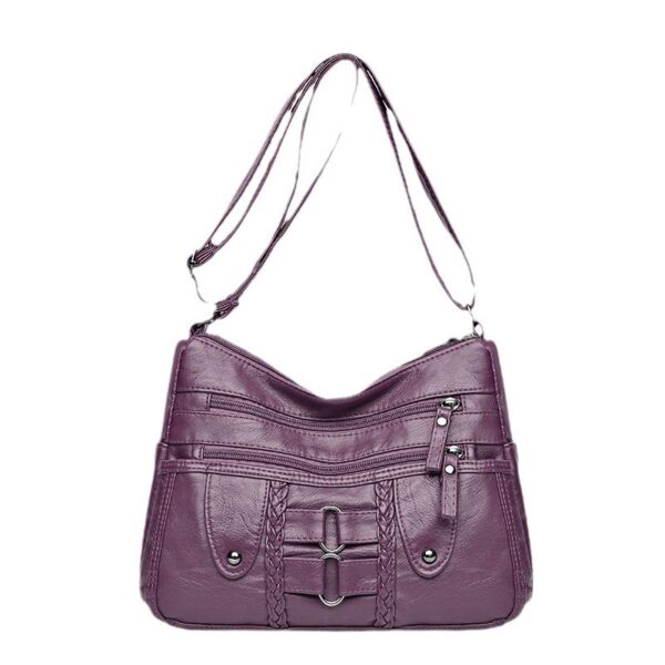 Fashion Large Space Knitted Messenger Bag Korean Simple - Image 5