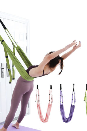 Yoga Auxiliary Stretch Belt Yoga Strap Hammock Swing Stretching Anti-gravity Inversion Exercises