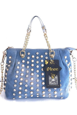 Cowgirl Diamond-studded One-shoulder Messenger Handbag