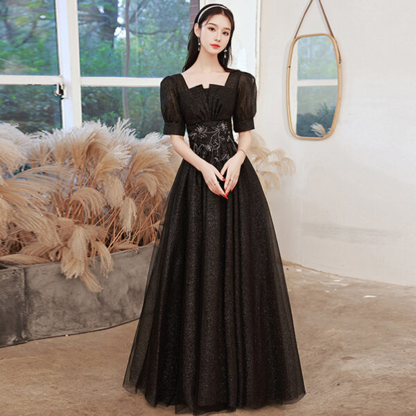 New Birthday Banquet Party Elegant Socialite Host Fairy Slim Evening Dress For Women - Image 8
