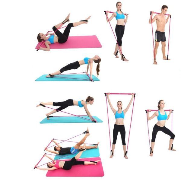 Home Elastic Sports Training Hip Training Pulling Rope Pilates Stick - Image 7