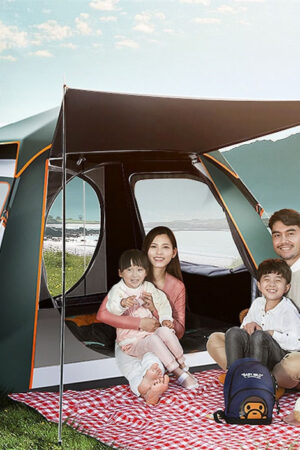 Foldable Automatic Thickening Sunscreen Wild Picnic Home Full Set Camping Tent