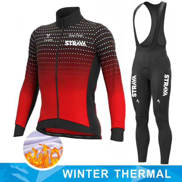 Jacket Fleece Thermal Sweater Rossi Cycling Wear - Image 8