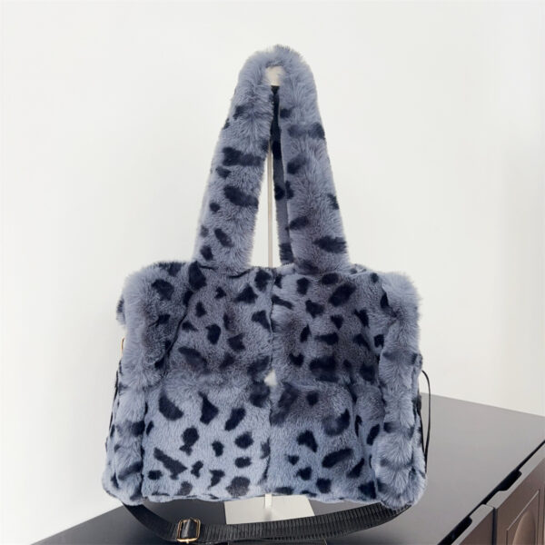 Leopard Print Tote Shoulder Messenger Bag Large Capacity - Image 8
