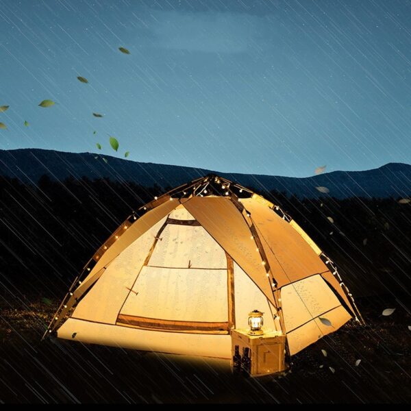 Outdoor Fully Automatic Pop Open Camping Sunscreen Rain Easy Storage Folding Tent - Image 4