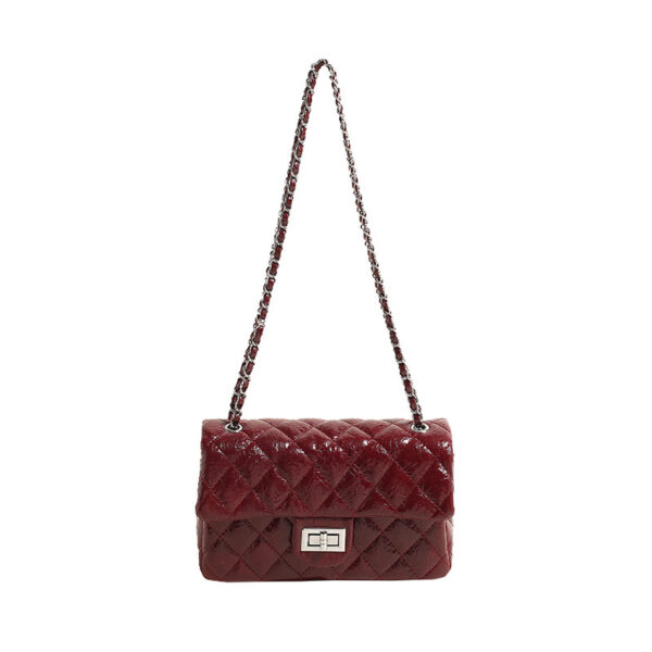 New Leopard Print Shoulder Crossbody Small Square Bag - Image 8