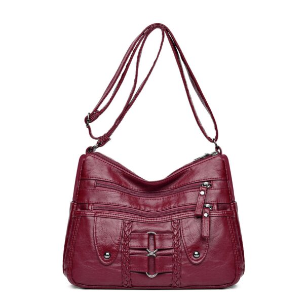 Fashion Large Space Knitted Messenger Bag Korean Simple - Image 8