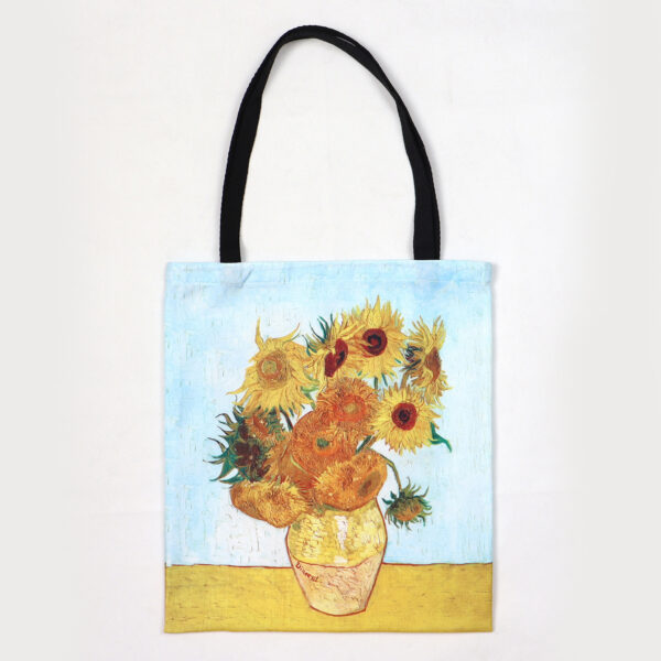 Van Gogh The Starry Night Oil Painting Tote Bag Women's Canvas Bag - Image 10