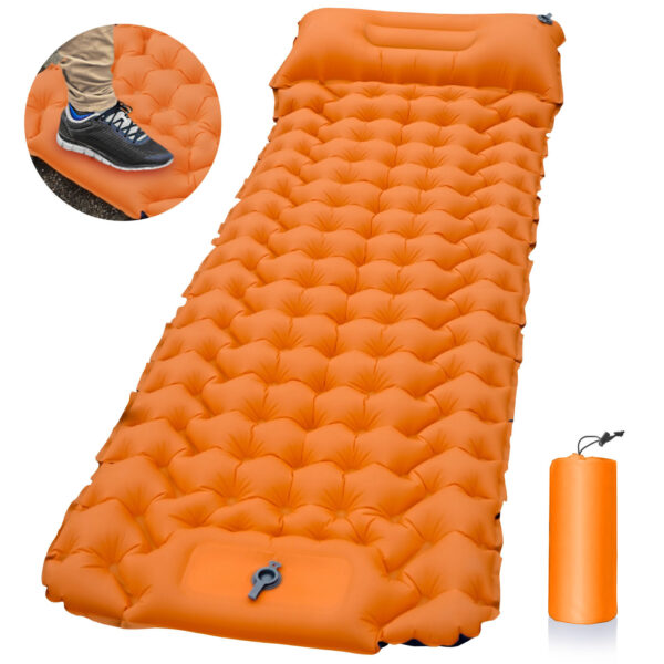 Outdoor Camping Travel Portable Inflatable Cushion Built-in Foot Inflatable - Image 8