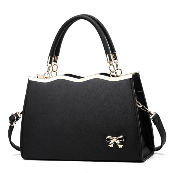 Fashion Bowknot Handbag Large Capacity Shoulder Messenger Bag - Image 7