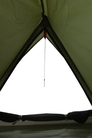 vidaXL Cort de camping pentru 2 persoane, verde măsliniu, impermeabil