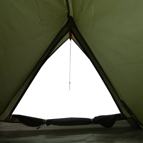 vidaXL Cort de camping pentru 2 persoane, verde măsliniu, impermeabil