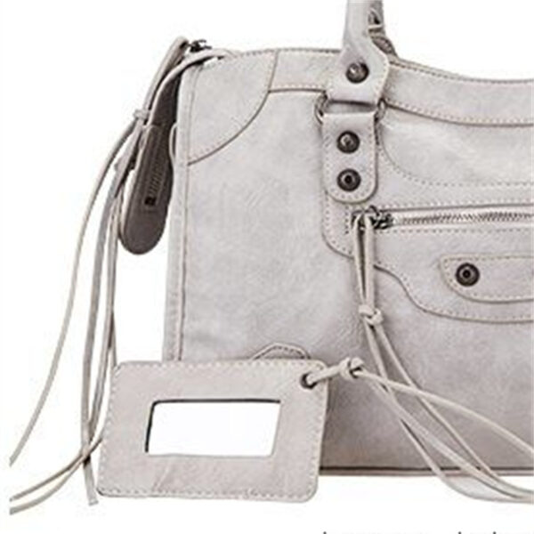 Ladies Hand One Shoulder Crossbody Studded Vintage Fringe Bag - Image 7