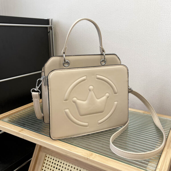 Women's Shoulder Bag Embossed Simple Cross-border PU Soft Leather Textured - Image 3