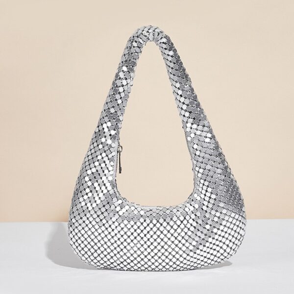 Women's Underarm Bag Aluminum Sheet Dinner Party Fashion Handbag - Image 3