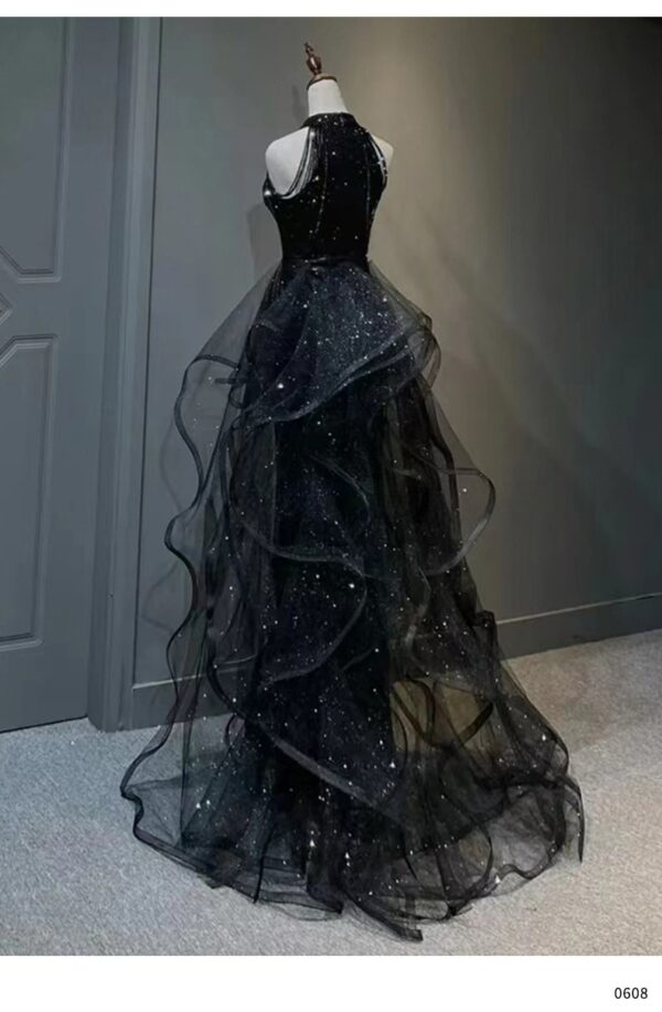 Black Evening Dress For Women - Image 8