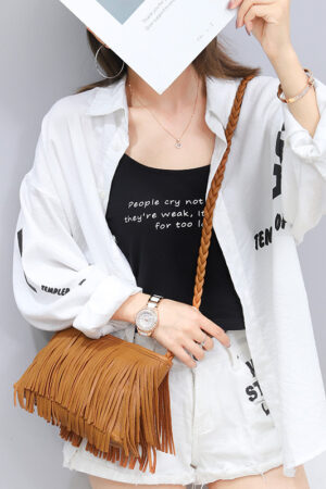 Hand-woven Tassel Bag Shoulder Crossbody Bag