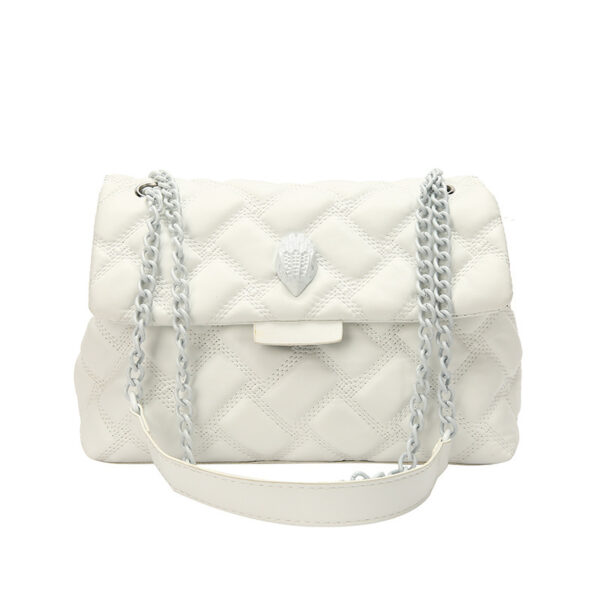 Plaid Embossed Chain Personality Shoulder Bag - Image 2