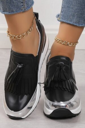 Women's Fashion Tassel Muffin Platform Casual Shoes