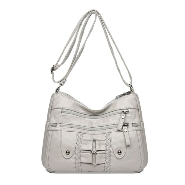 Fashion Large Space Knitted Messenger Bag Korean Simple - Image 7