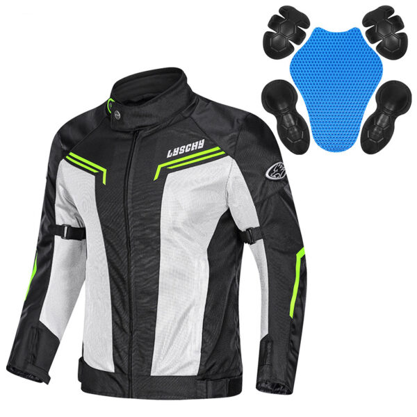 Motorcycle Mesh Summer Jacket Pants Men Women - Image 5