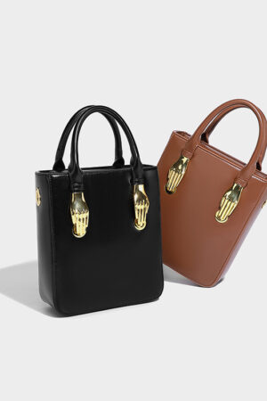 Mini Small Square Bag Metal Handbag Shoulder Crossbody Female Student