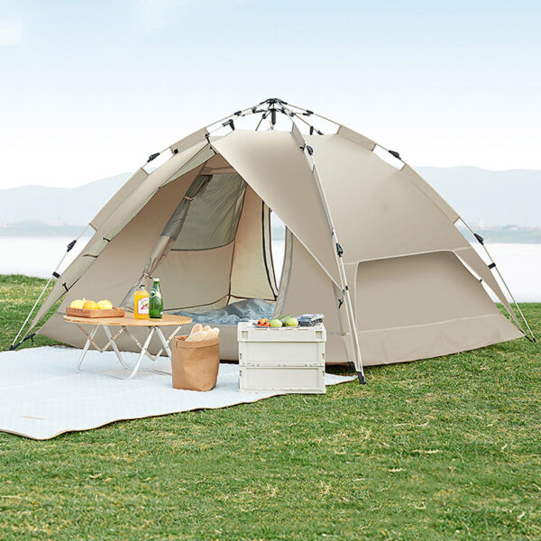 Outdoor Fully Automatic Pop Open Camping Sunscreen Rain Easy Storage Folding Tent - Image 3