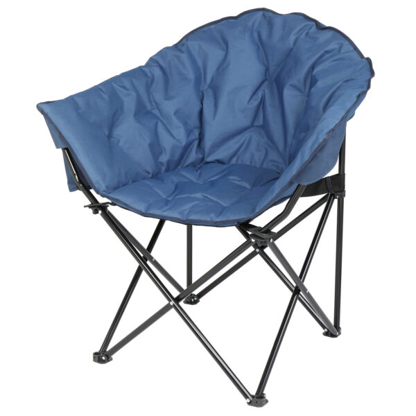 Blue Camping Chair Steel Pipe 120kg - Image 9