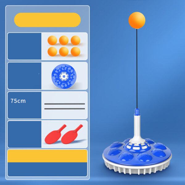 Household Suction Cup Type Self Training Elastic Flexible Shaft Children Parent Child Ball Training Device - Image 2