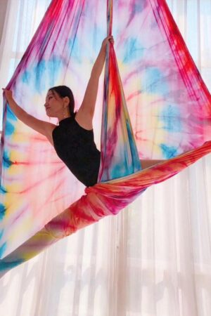 Home Color Gradient Aerial Yoga Hammock Fabric