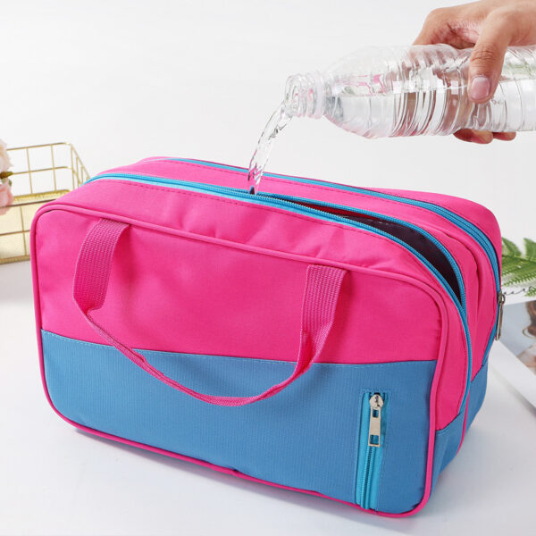 Polyester Dry Wet Separation Swimming Beach Bag Travel Buggy - Image 4
