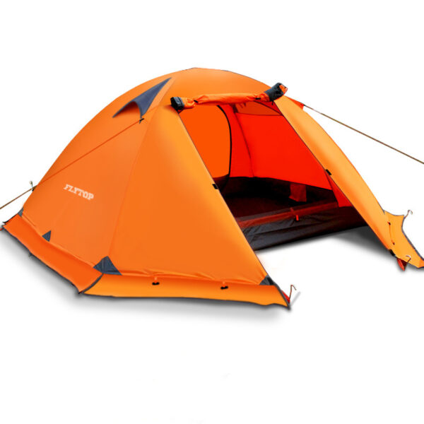 Camping Camping Tent Double Double Aluminum Pole Anti-storm Travel Camping - Image 5