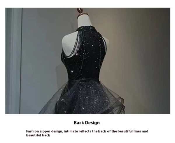 Black Evening Dress For Women - Image 9