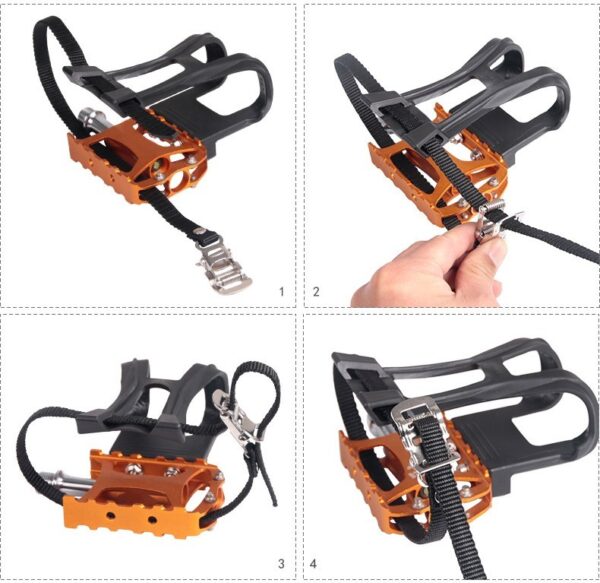 Fitness Spinning Accessories Pedal Foot Holder Rope - Image 7