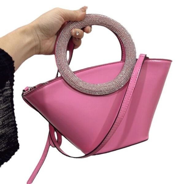 Diamond Round Handle Portable Basket Pack - Image 3