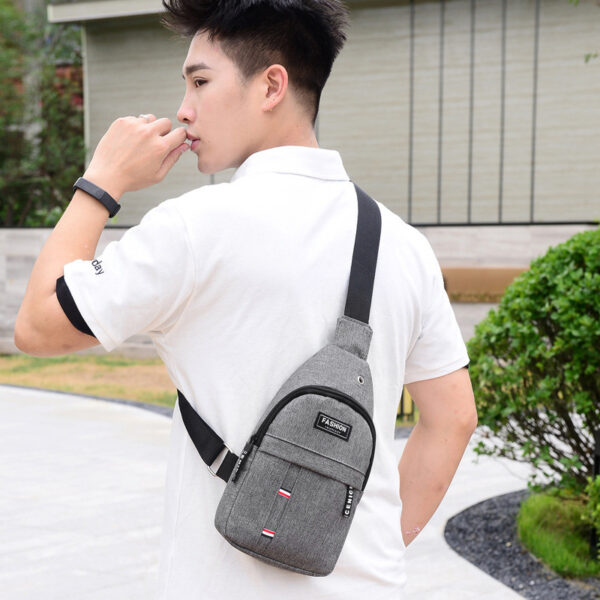 Men's Chest Bag Sports Messenger Crossbody Bag - Image 4