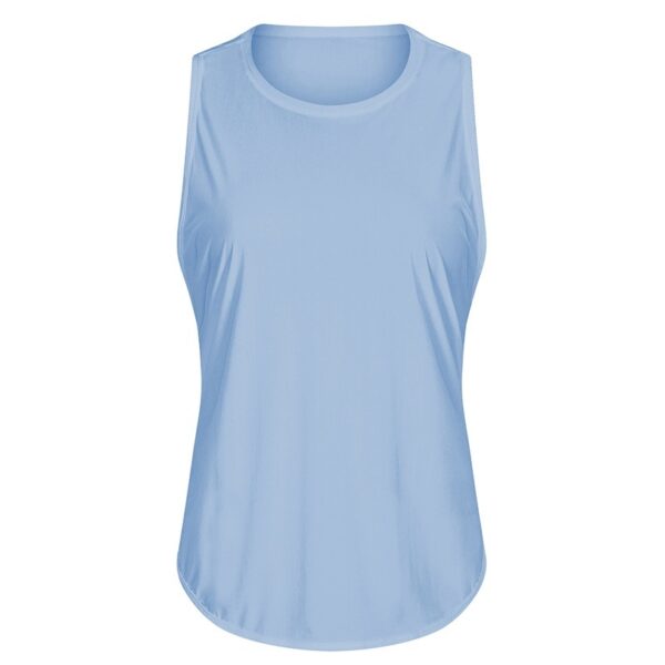 New Yoga Vest Fitness Exercise Sleeveless Blouse Quick-drying Loose Yoga Top - Image 9