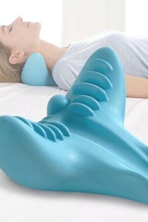 Cervical Spine Massage Pillow Gravity Acupressure Neck Massager Cervical Spine Pillow Neck Shoulder Massage Pillow Home Traction Corrector