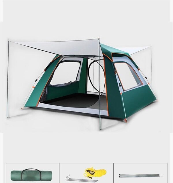 Foldable Automatic Thickening Sunscreen Wild Picnic Home Full Set Camping Tent - Image 4