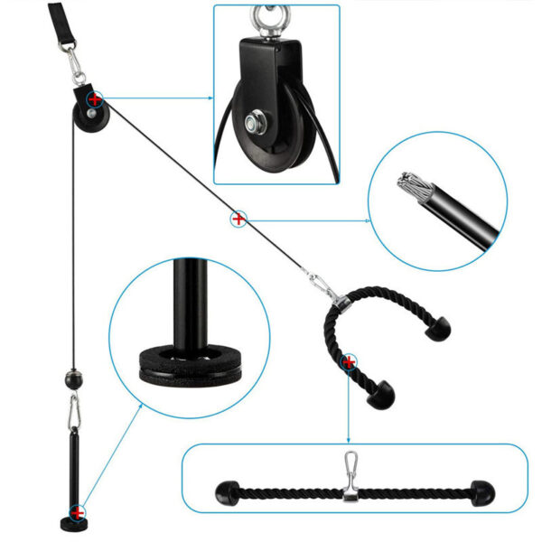DIY Fitness Equipment Set Home Combination Accessories - Image 4