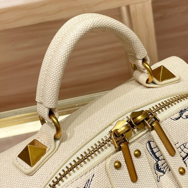 Embroidery Portable Women's Pillow Bag - Image 3