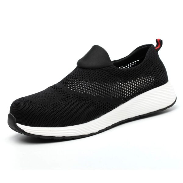 Men's Lightweight Anti-smash And Anti-puncture Steel Toe Work Shoes - Image 3